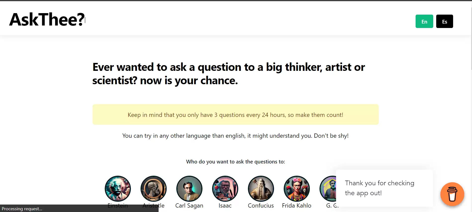 AskThee - Best AI Tool Core Feature and Review on Toolaiz