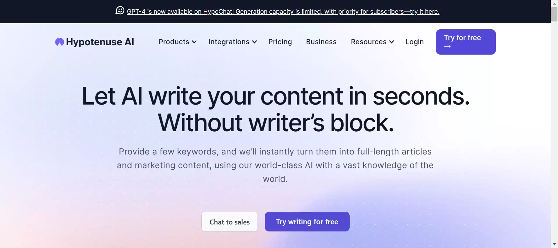 Hypotenuse ai - Best AI Tool Core Feature and Review on Tool