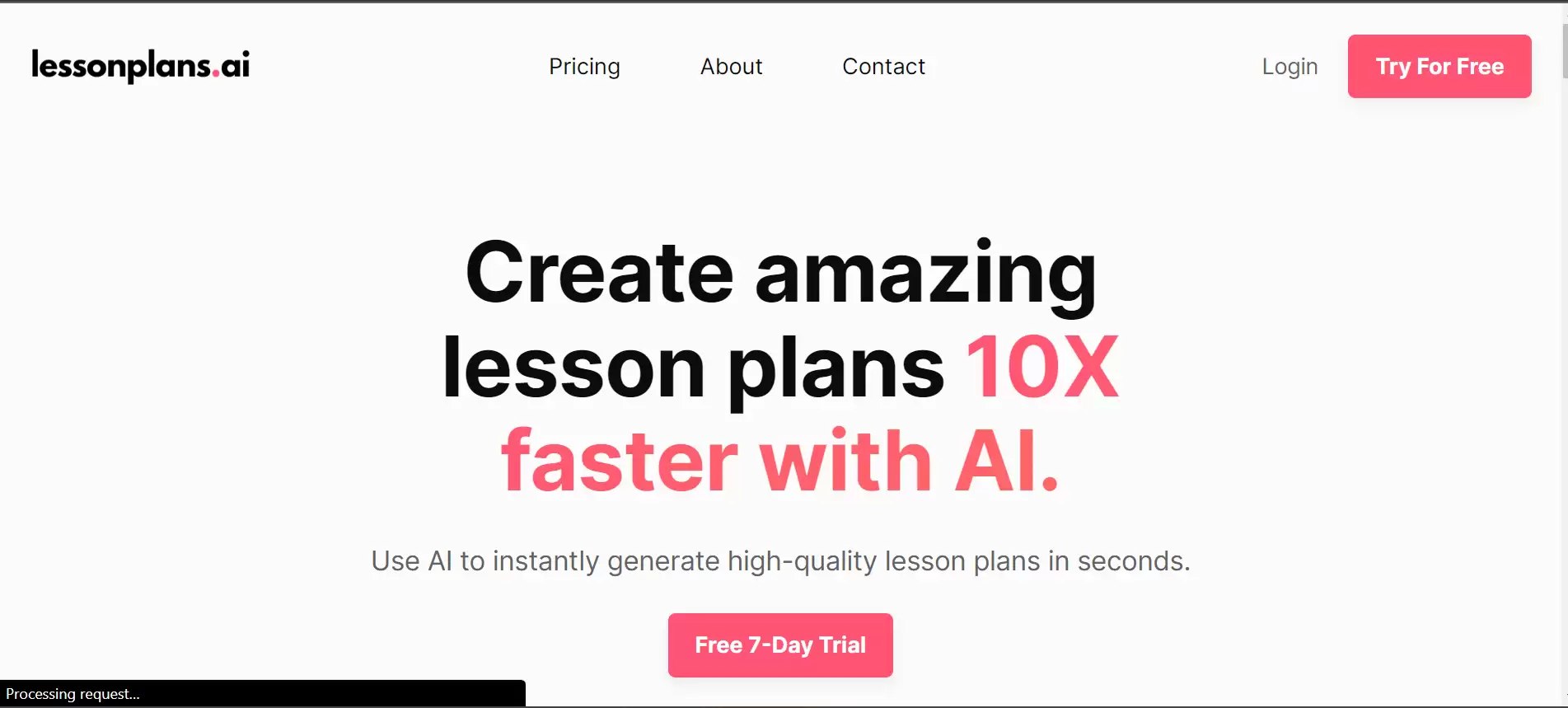 LessonPlans.ai - Best AI Tool Core Feature and Review on Too