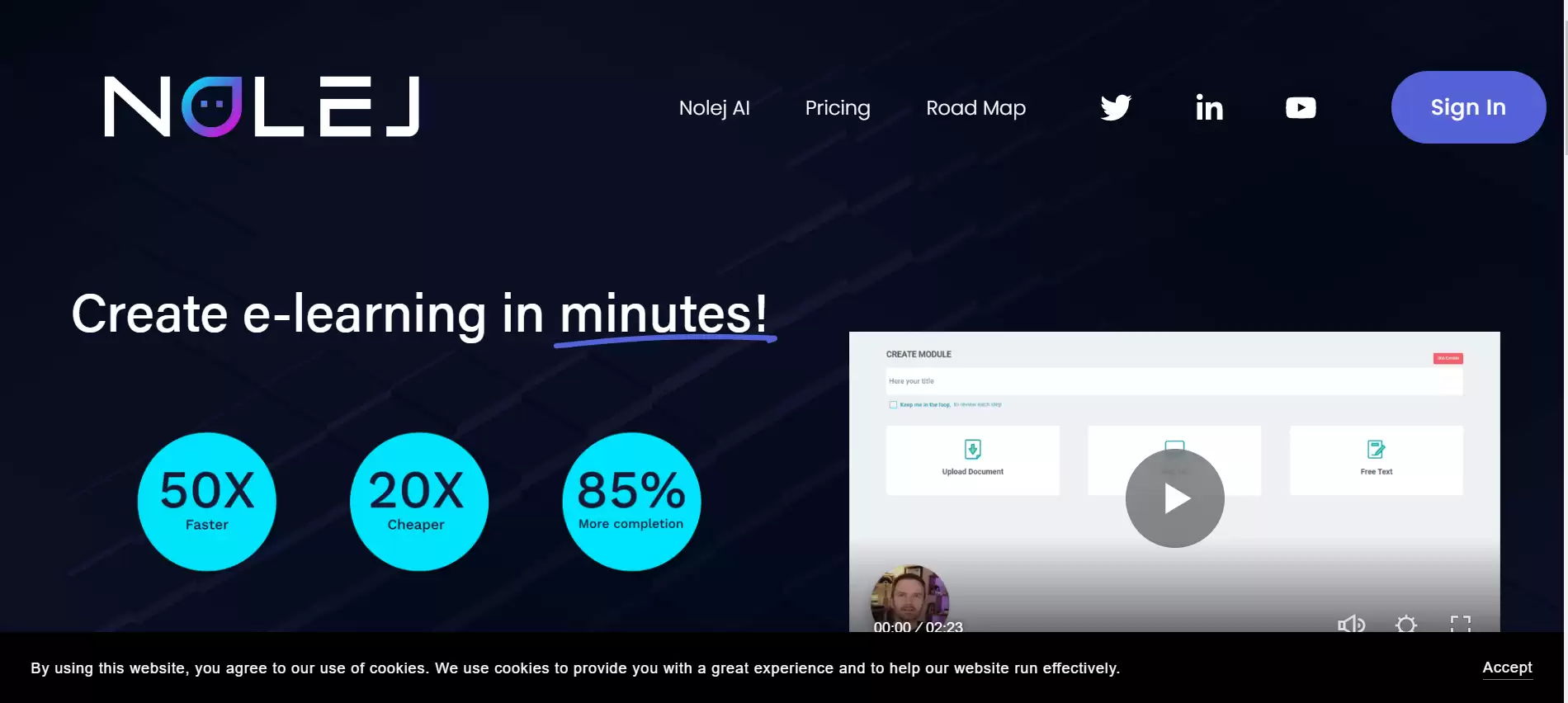 Nolej - Best AI Tool Core Feature and Review on Toolaiz
