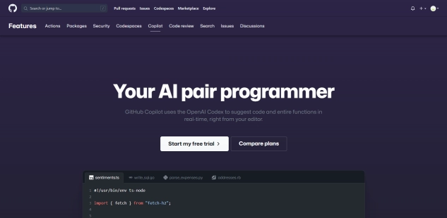 Copilot - Best AI Tool Core Feature and Review on Toolaiz