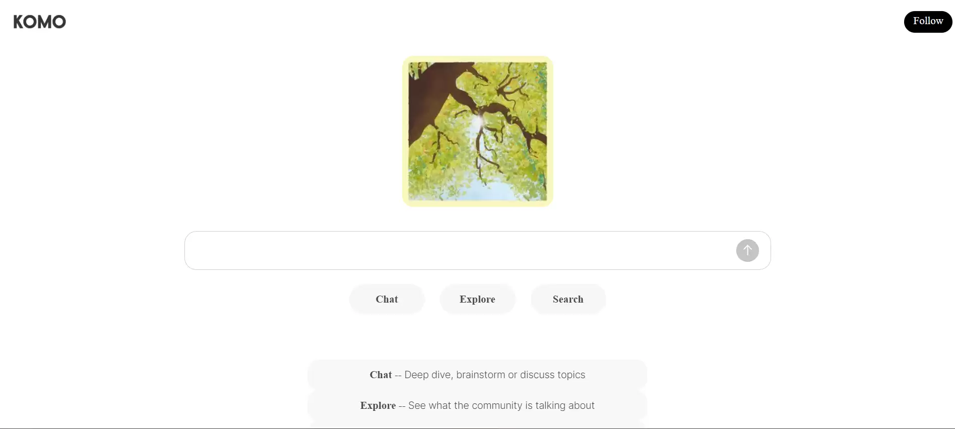 Komo Search - Best AI Tool Core Feature and Review on Toolai