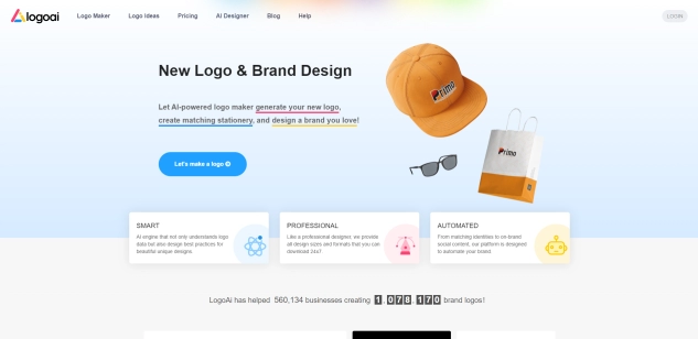 LogoAI - Best AI Tool Core Feature and Review on Toolaiz