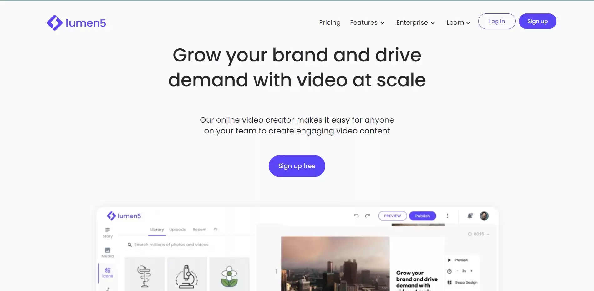 Lumen5 - Best AI Tool Core Feature and Review on Toolaiz