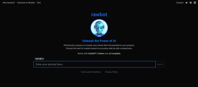 Rawbot - Best AI Tool Core Feature and Review on Toolaiz