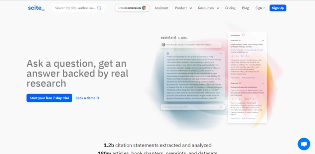 Scite_ - Best AI Tool Core Feature and Review on Toolaiz
