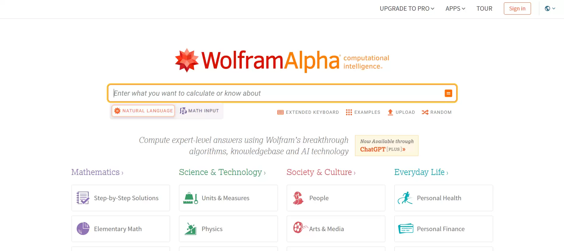 WolframAlpha - Best AI Tool Core Feature and Review on Toola